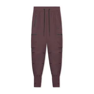 0698. TETRA-LITE™ Inlay Pocket High Rib Jogger - Plum