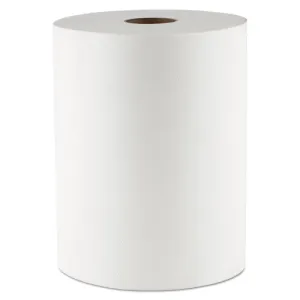 10 Inch Tad Roll Towels, 1-ply, 10" X 550 Ft, White, 6 Rolls-carton