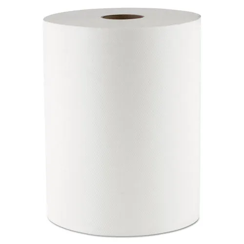 10 Inch Tad Roll Towels, 1-ply, 10" X 550 Ft, White, 6 Rolls-carton