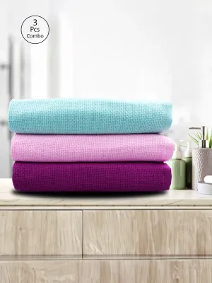 100% Cotton Elite Hand Towel_AMP(Pack of 3)