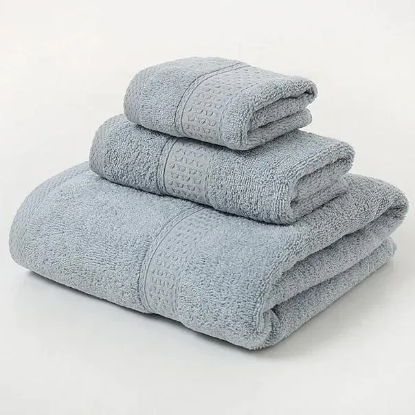 100% Cotton Premium Ring Spun Towel Set