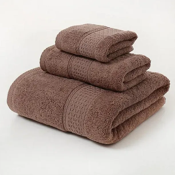 100% Cotton Premium Ring Spun Towel Set