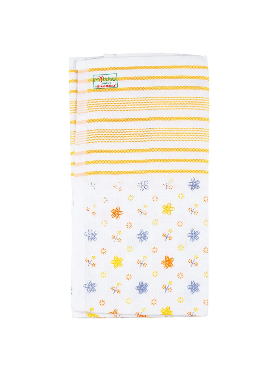 100% Cotton Printed Bath Towel Blossom (Pack of 2)