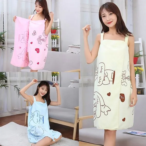 1453A Soft Cotton Bathrobe for Girls & Women || Bath Robe Towel for Women ||Quick Dry Dress Towel for Ladies.