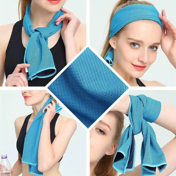 4 Pack Microfiber Instant Cooling Towel