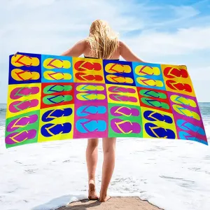 4# Sand Free Quick Dry Beach Towel Microfiber Multifunctional Bath Towels Beach Cushion Swimming Personalized Beach Towels