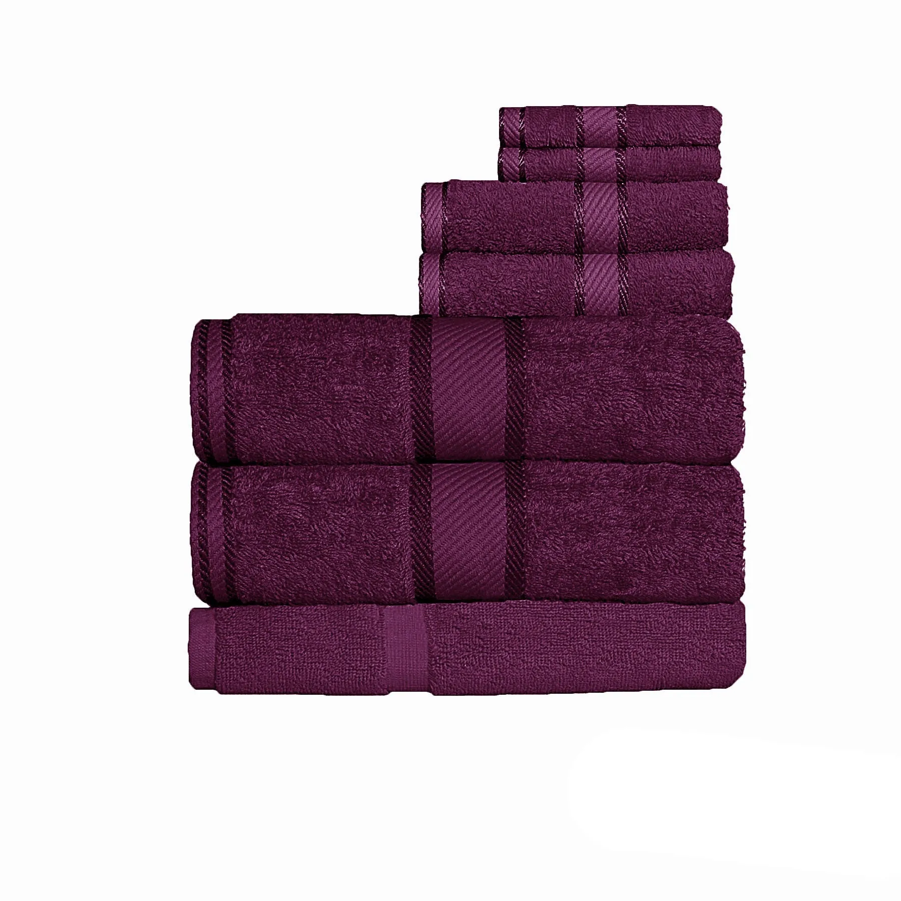 550gsm Cotton 7 Pce Bath Sheet Set Shiraz