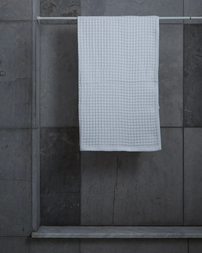 Air Waffle Towels - White