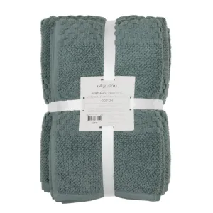 Algodon Portland 8 Piece Green Towel Pack