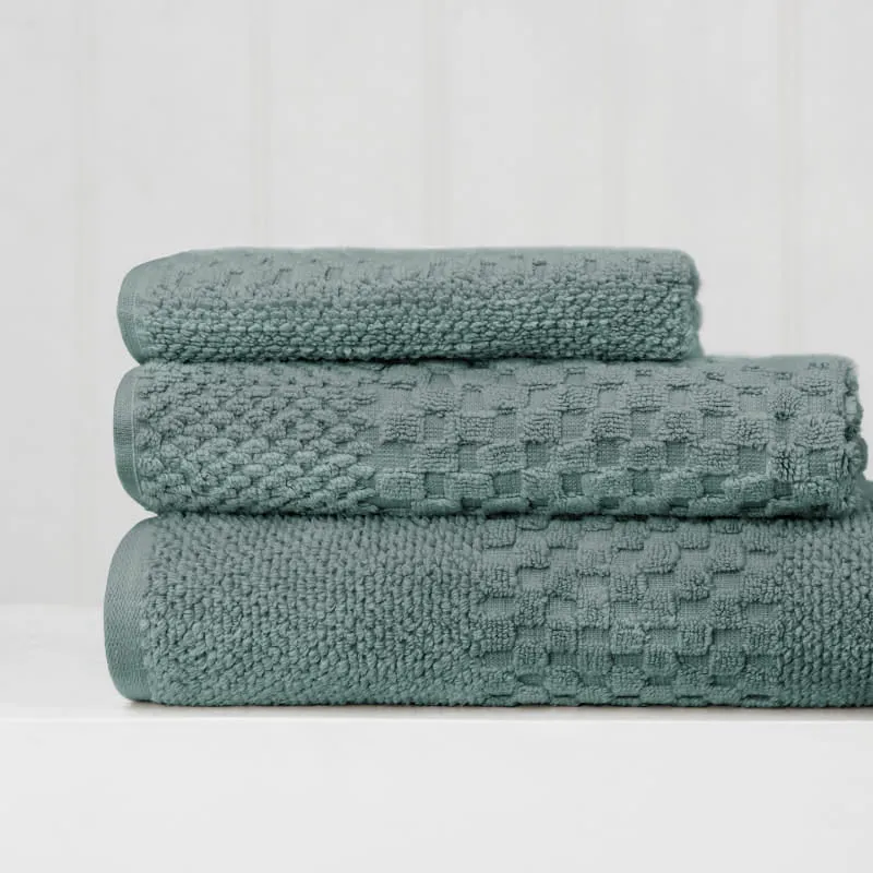 Algodon Portland 8 Piece Green Towel Pack