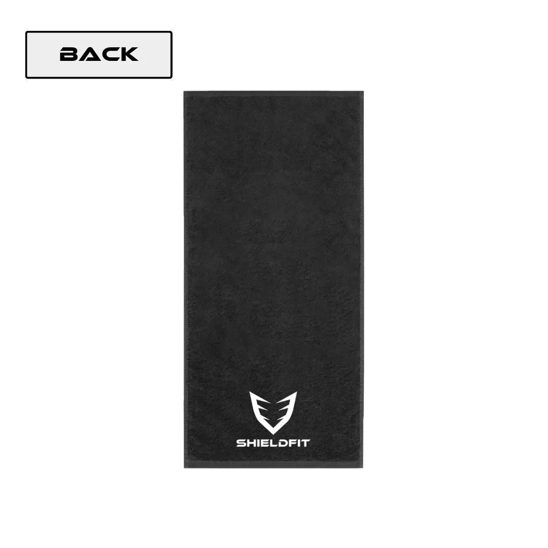 Antibacterial Gym Towel: Phantom Satin Black