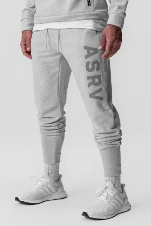 ASRV Tech-Terry™ High Rib Jogger Pants - Heather Grey "Asrv"