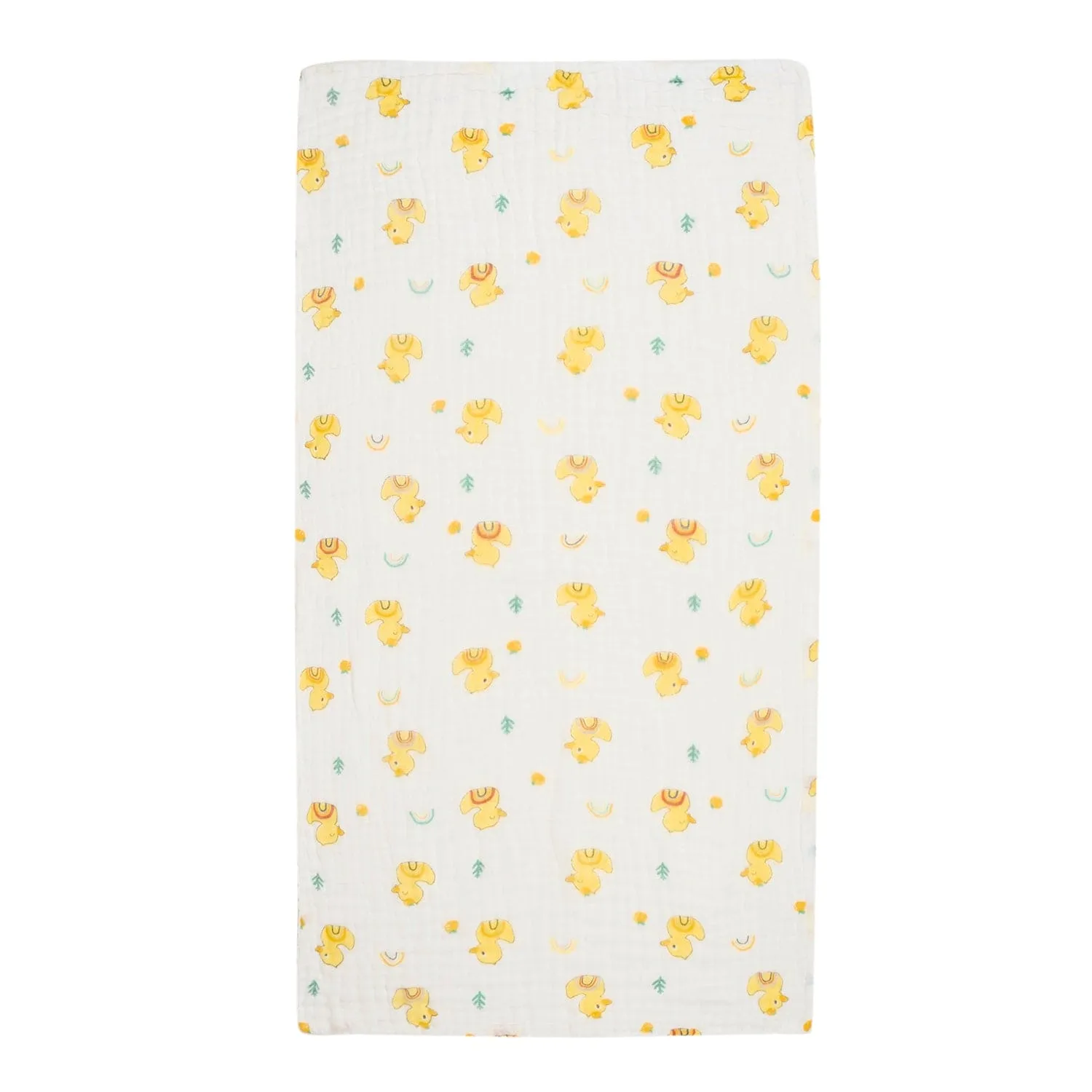 Baby Moo Duck 100% Cotton Ultra Soft Eco Friendly Absorbent Towel - White