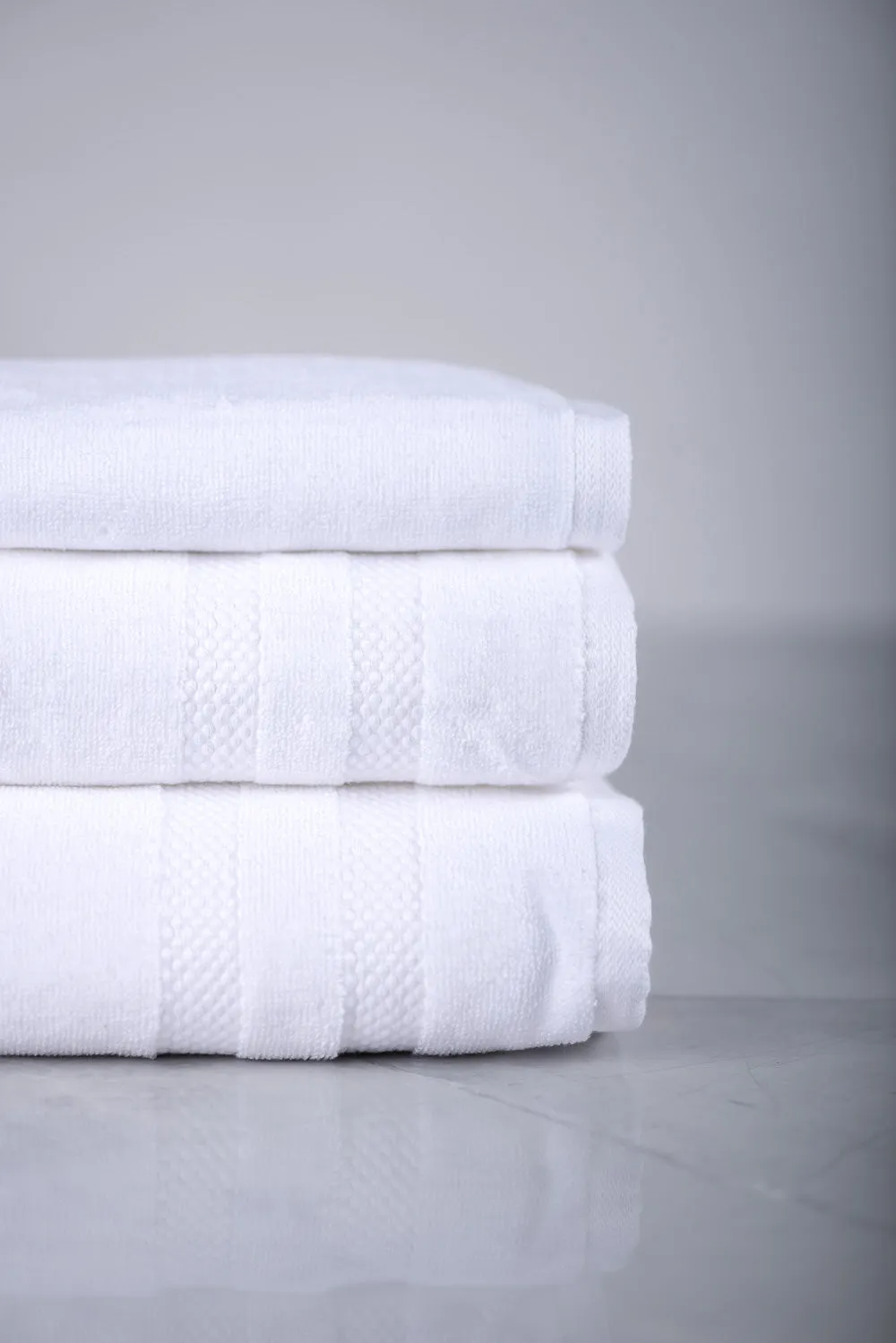 Bamboo 3-Piece Towel Set - White