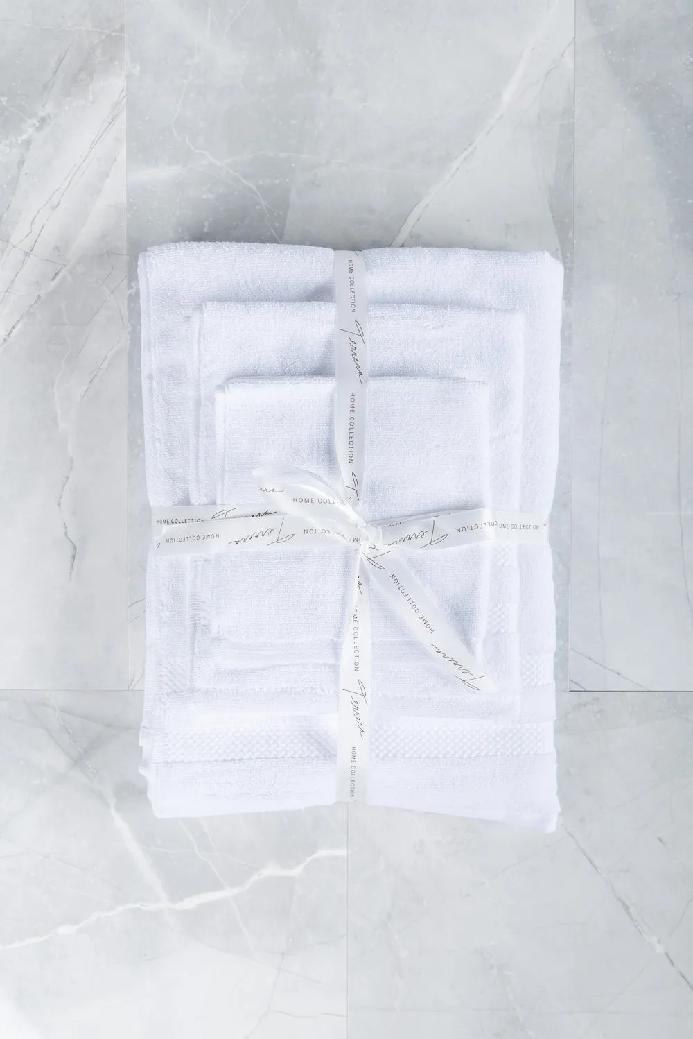 Bamboo 3-Piece Towel Set - White