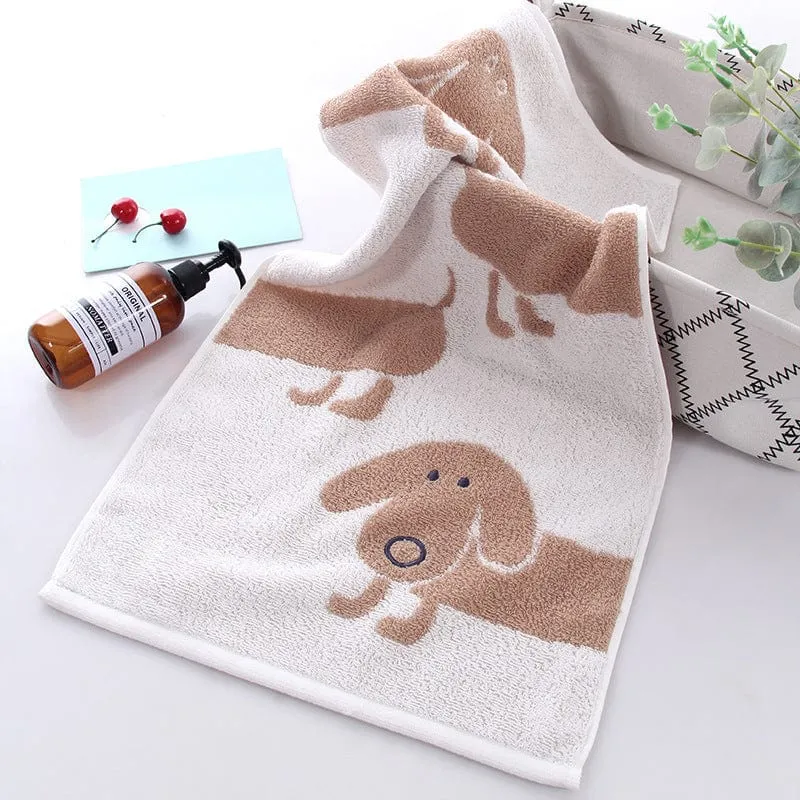 Bathroom Dachshund Towel Set