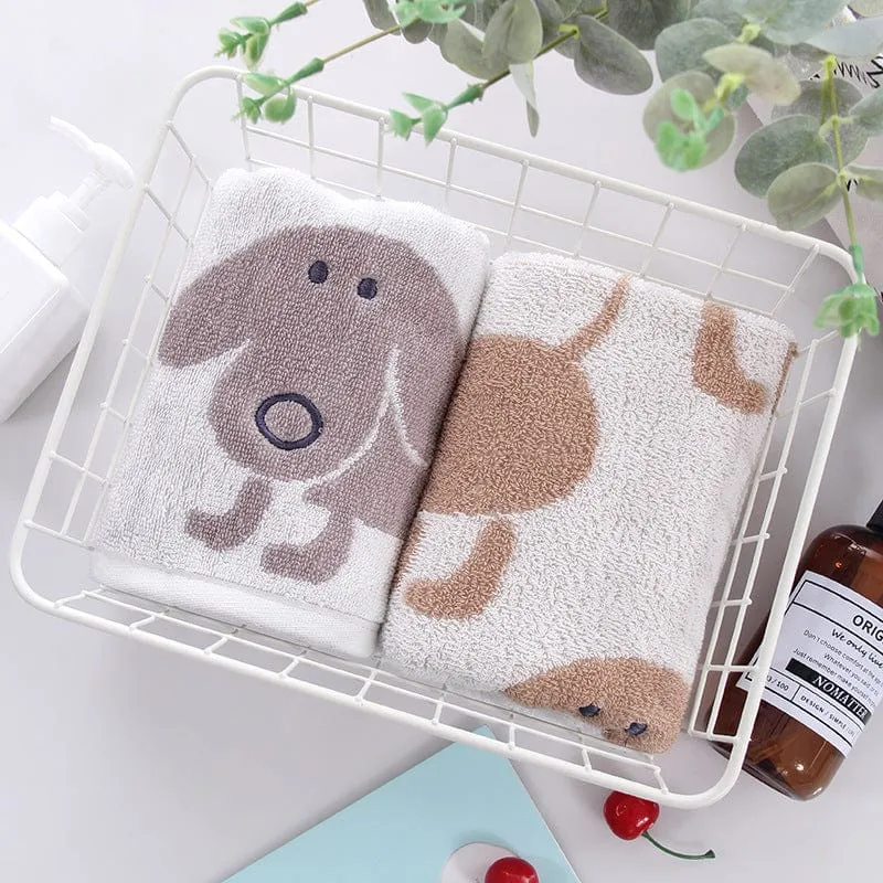 Bathroom Dachshund Towel Set