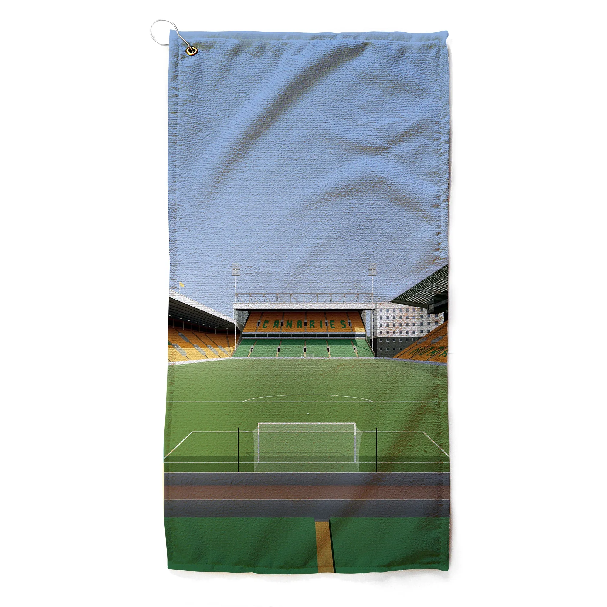 Carrow Road Illustrated Golf Towel