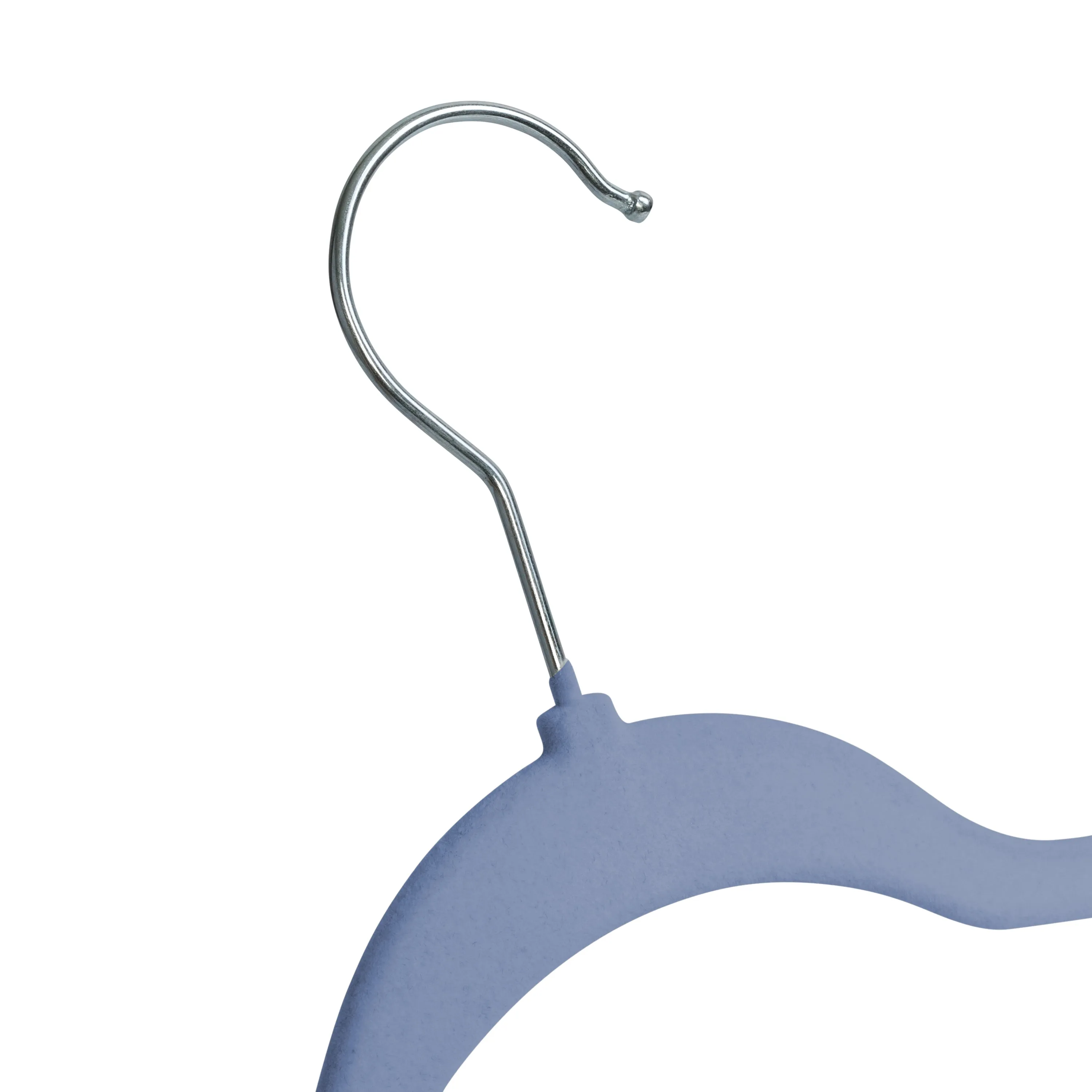 Cobalt Slim-Profile Non-Slip Velvet Hangers (25-Pack)