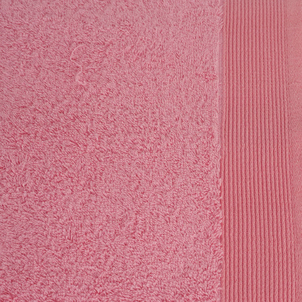 Colorart Embedded Stripe Salmon Pink Towel