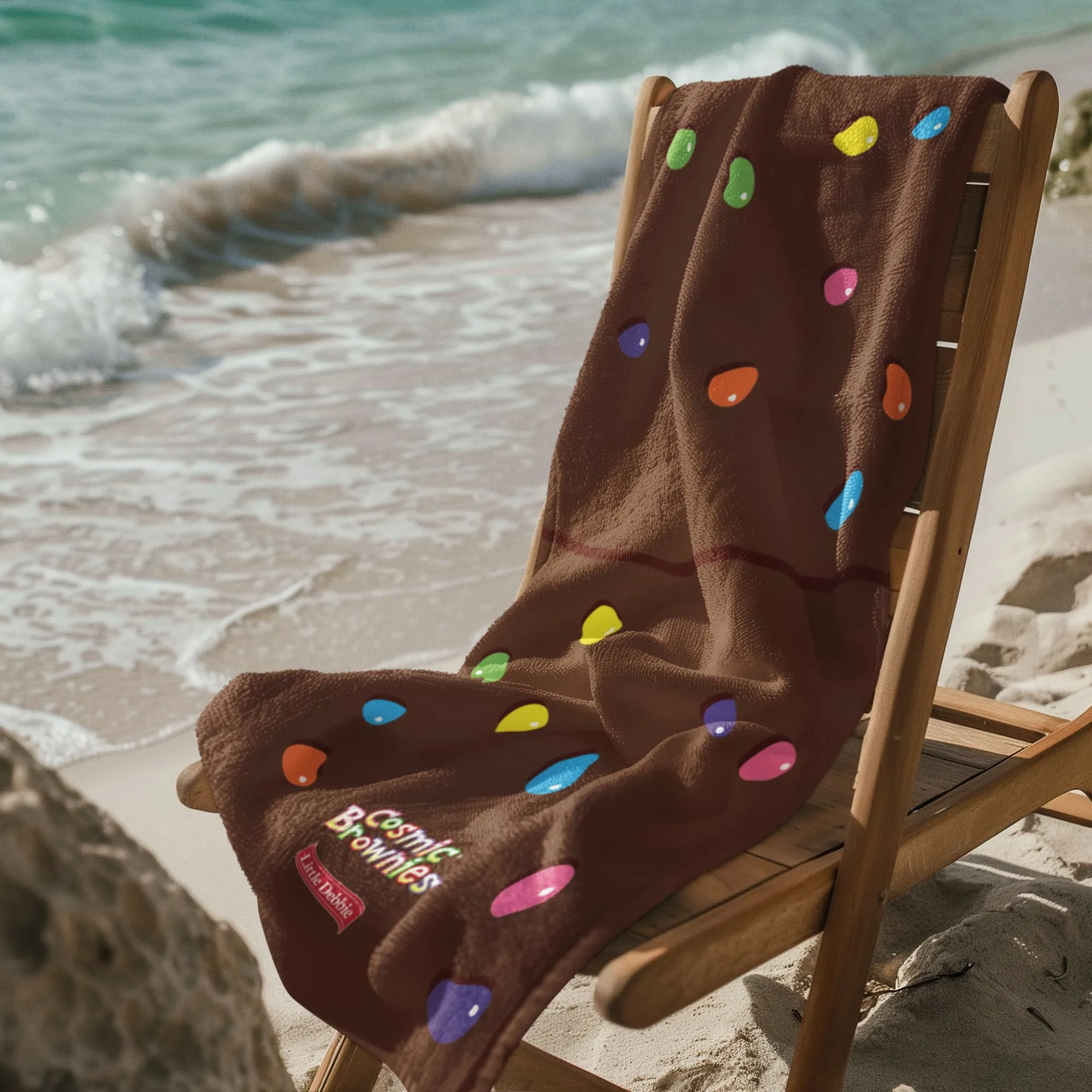 Cosmic Brownie Beach Towel