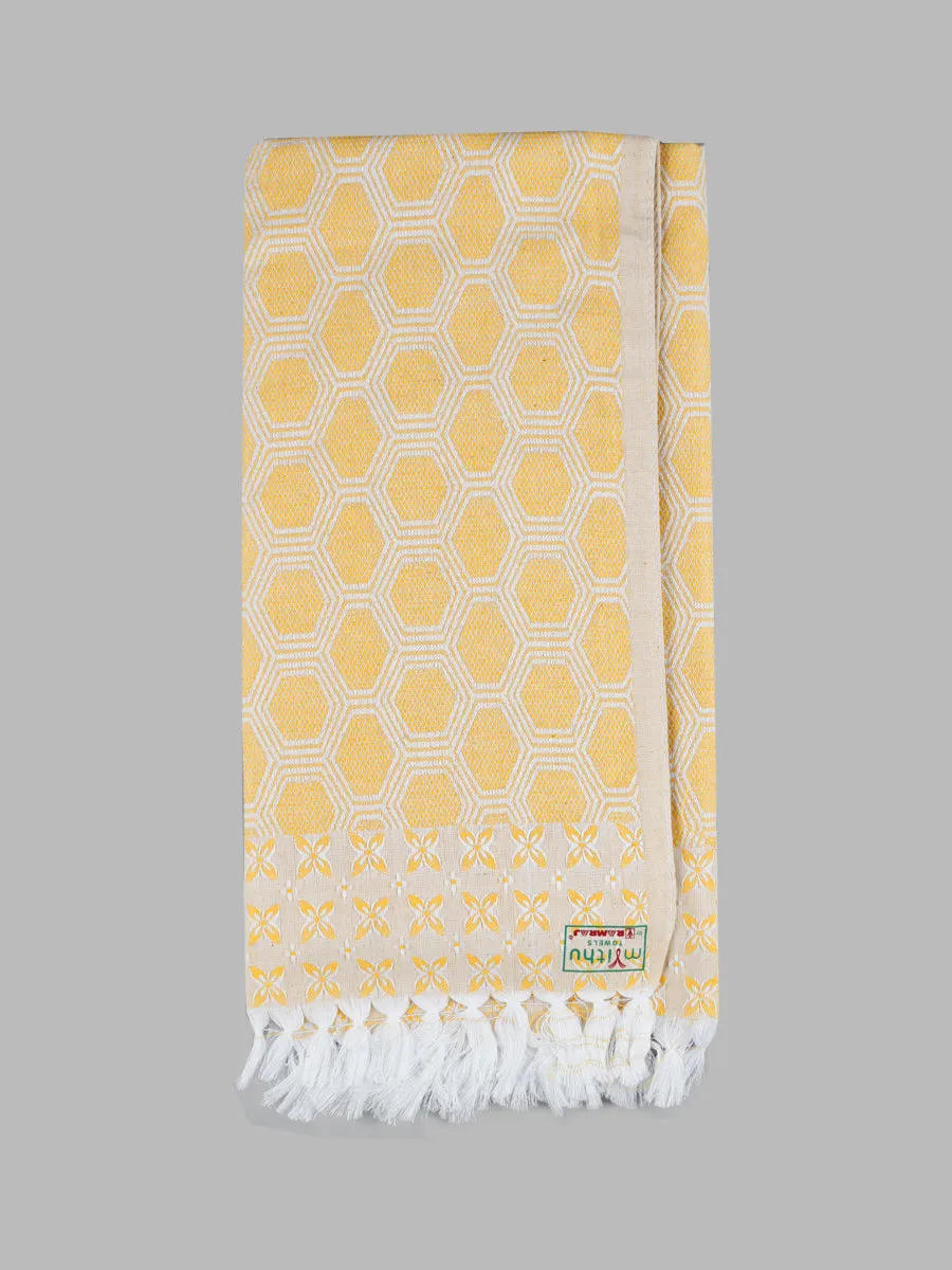 Cotton Colour Bath Towel Jakkard