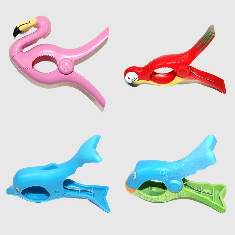 Creative Simulated Animal Beach Towel Clip