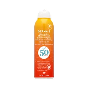 DERMA-E - Kids Active Sheer Mineral Sunscreen Spray SPF 50 (177ml)