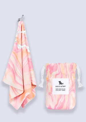 Dock & Bay Cooling Towel Peach Melba