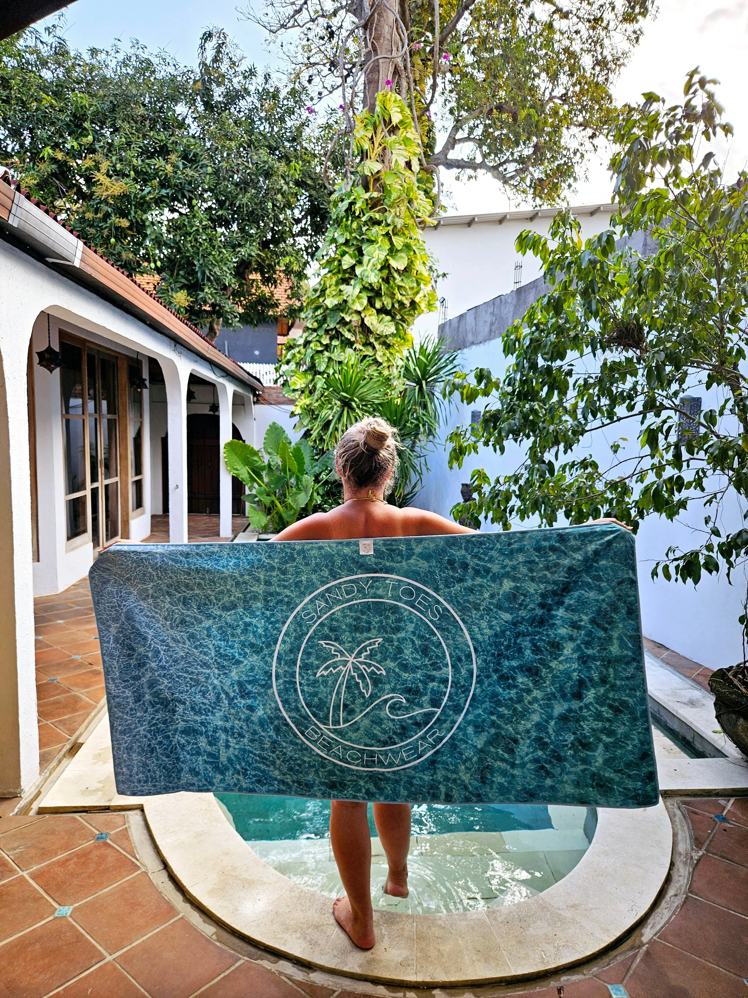 Drone Beach Towel | Sand Free Towel | Sandy Toes Beachwear