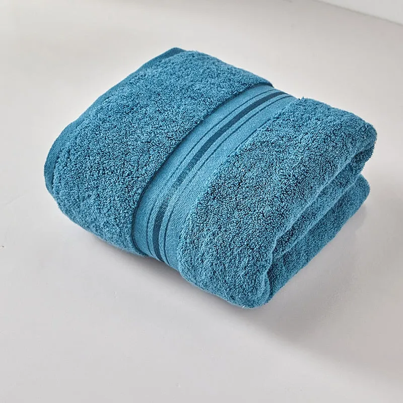 Egyptian Cotton Towel Set | Bath Towel and Face Towel | Luxury Bathroom Towels | Perfect for Travel and Sports