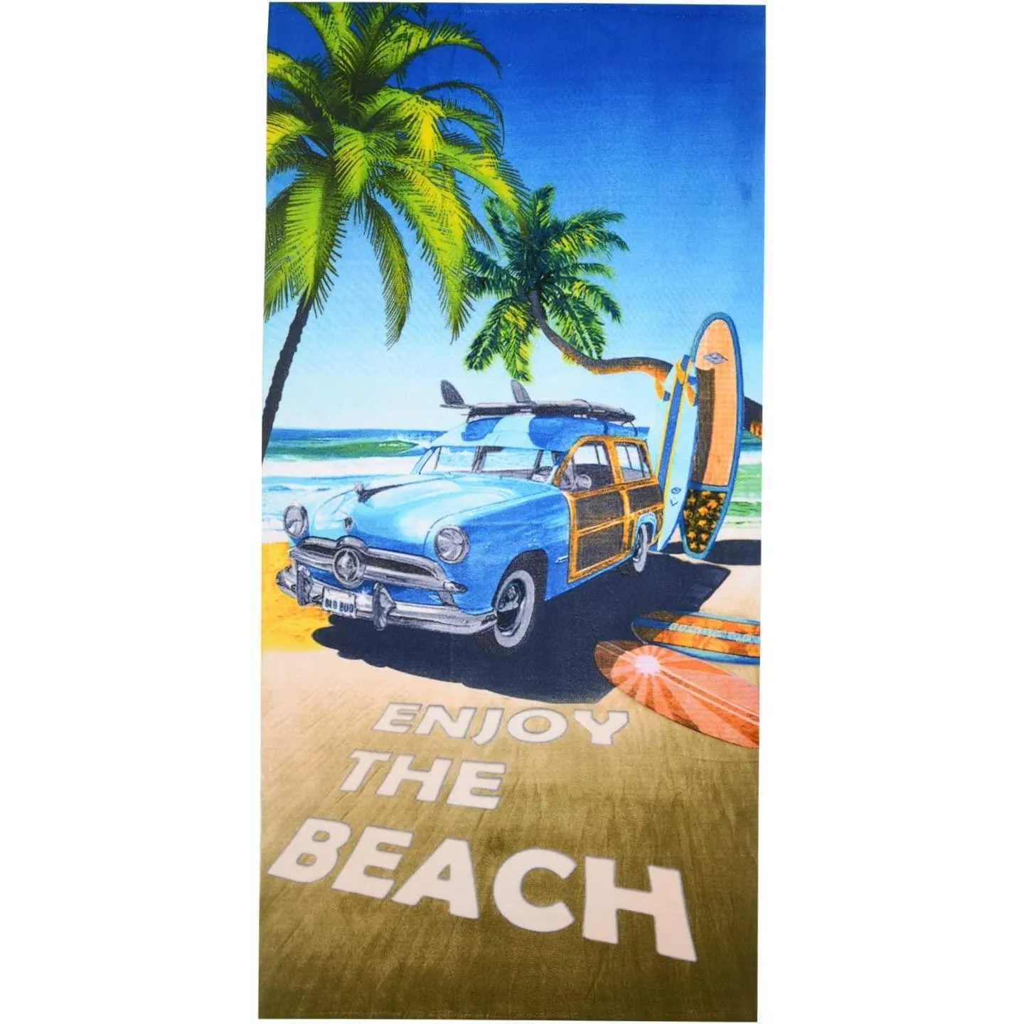 Enjoy The Beach Design Large Towel