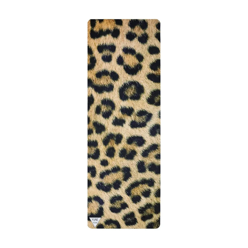 Foldable Suede Yoga Mat Leopard Yune Yoga Travel Mat