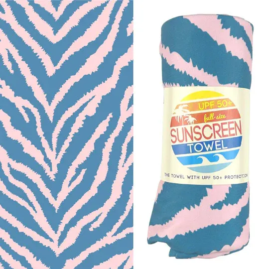 Full Size UPF 50  Sunscreen Beach Towels