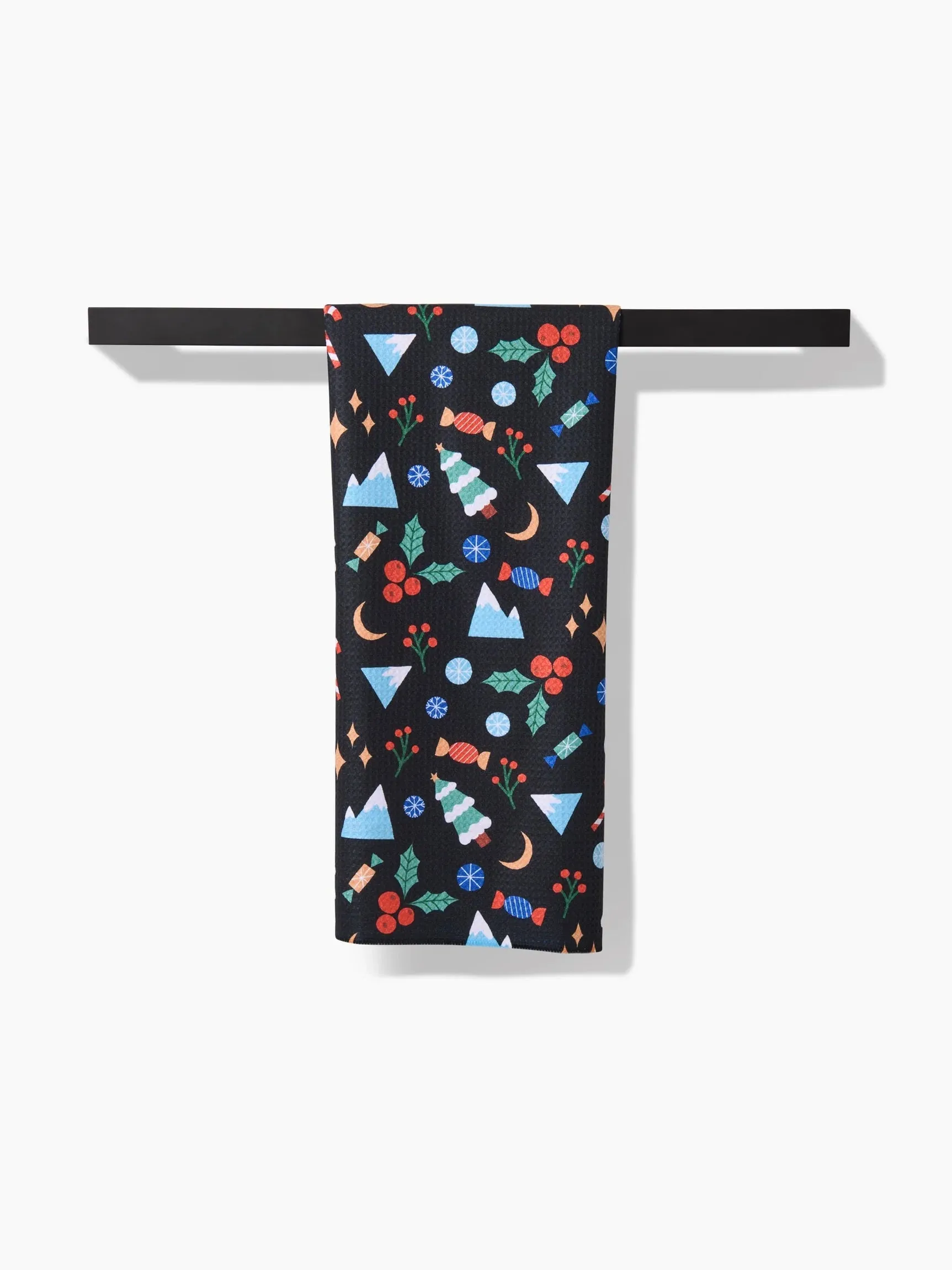 Geometry : Holiday Tea Towel - Festive Christmas