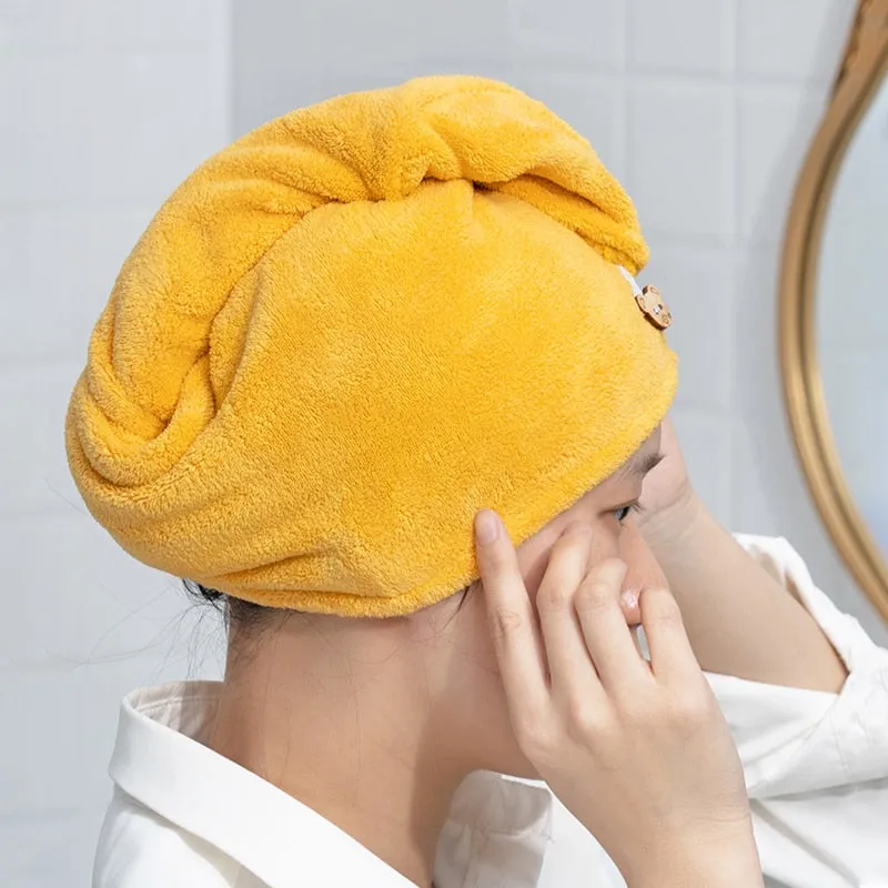 Hair Wrap Towel  - Quick Drying, Microfiber Towel for Hair