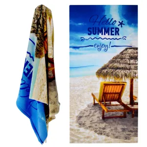 Hello Summer Design Large Towel