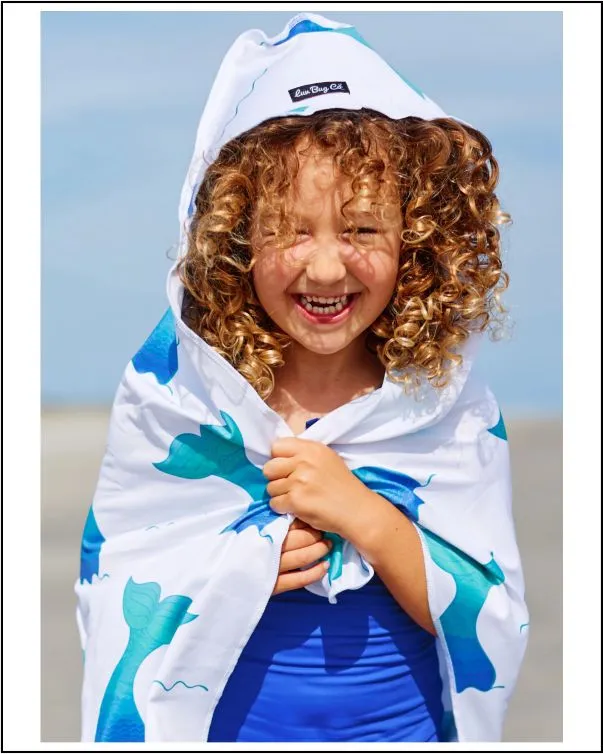 Hooded Child Sunscreen Towel - Ice Cream