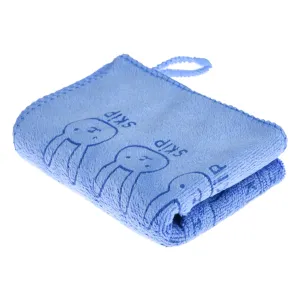 Kuber Industries Cleaning Towel | Reusable Cleaning Towel for Baby | Duster Towel for Home Cleaning | Skip Cleaning Cloth Towel for Car | Bike with Hanging Loop | 30x40 | Blue