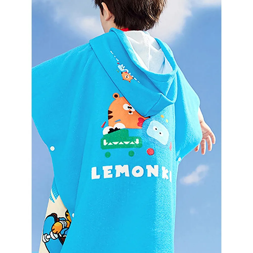 Little Surprise Box Hooded Swim Poncho/ Bath Towel/ swim coverup for Kids