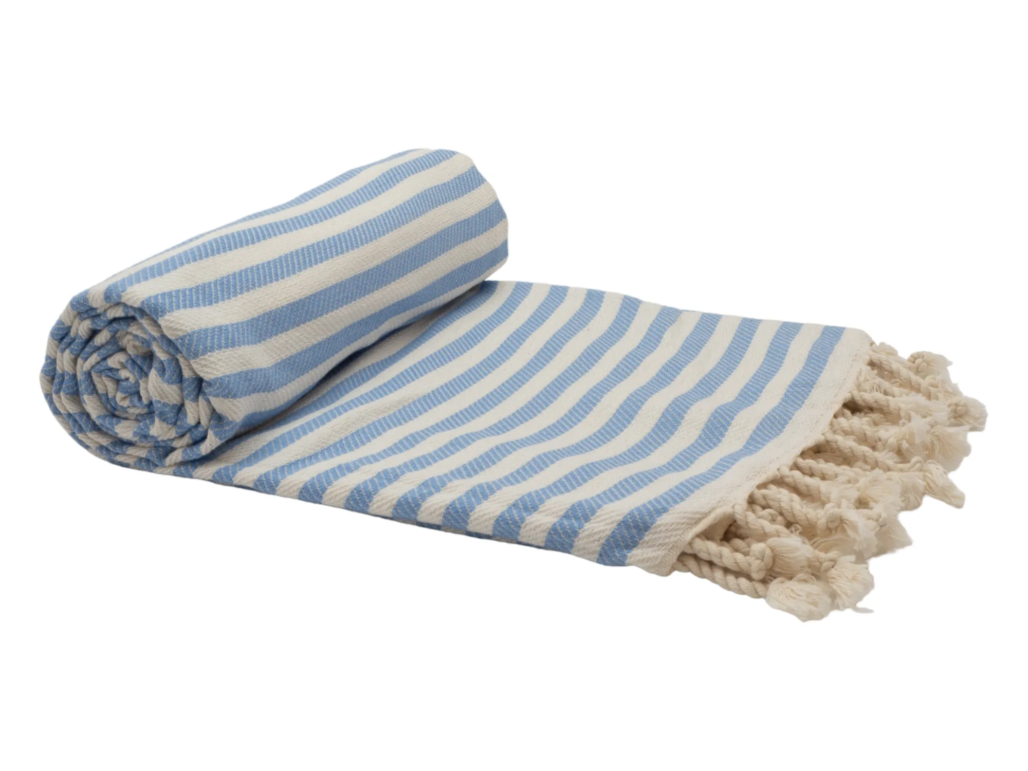 Luxurious Quick Drying Turkish Cotton Beach Towel (100x180cm) - Blue