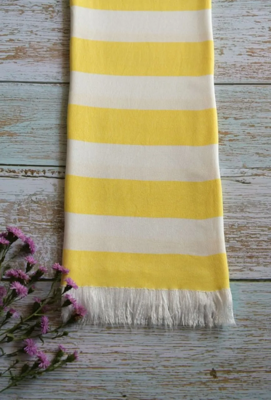 Madake Thin bamboo bath towel- Sunshine Yellow  160*75cm