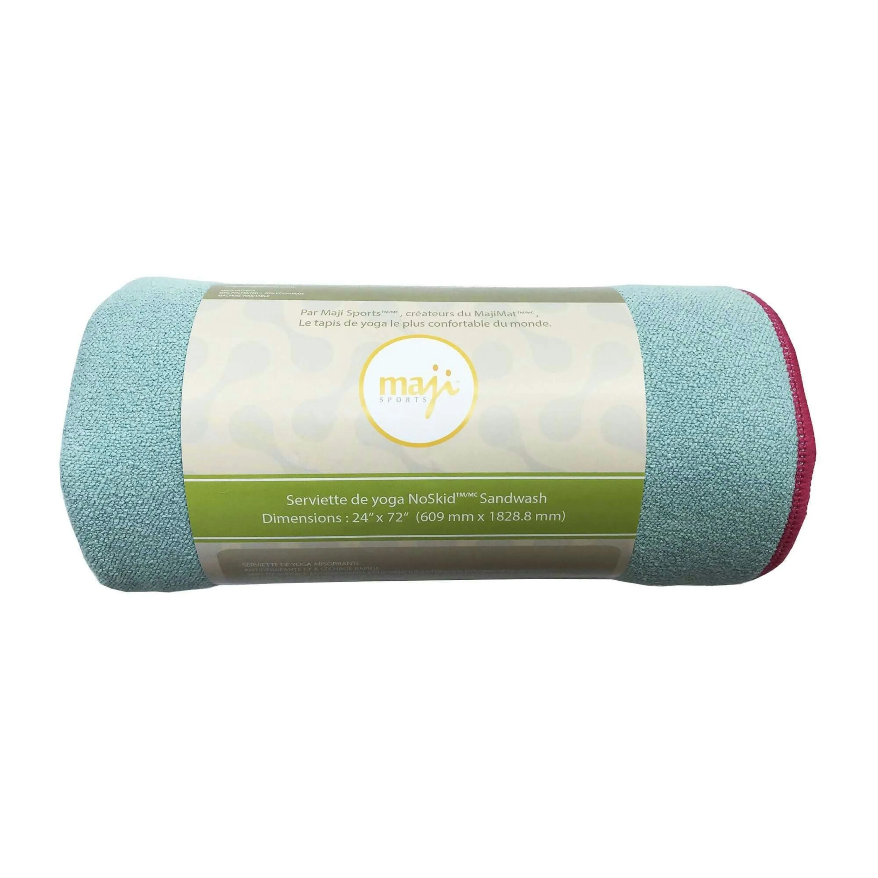 Maji Sports NoSkid Sandwashed Yoga Mat Towel