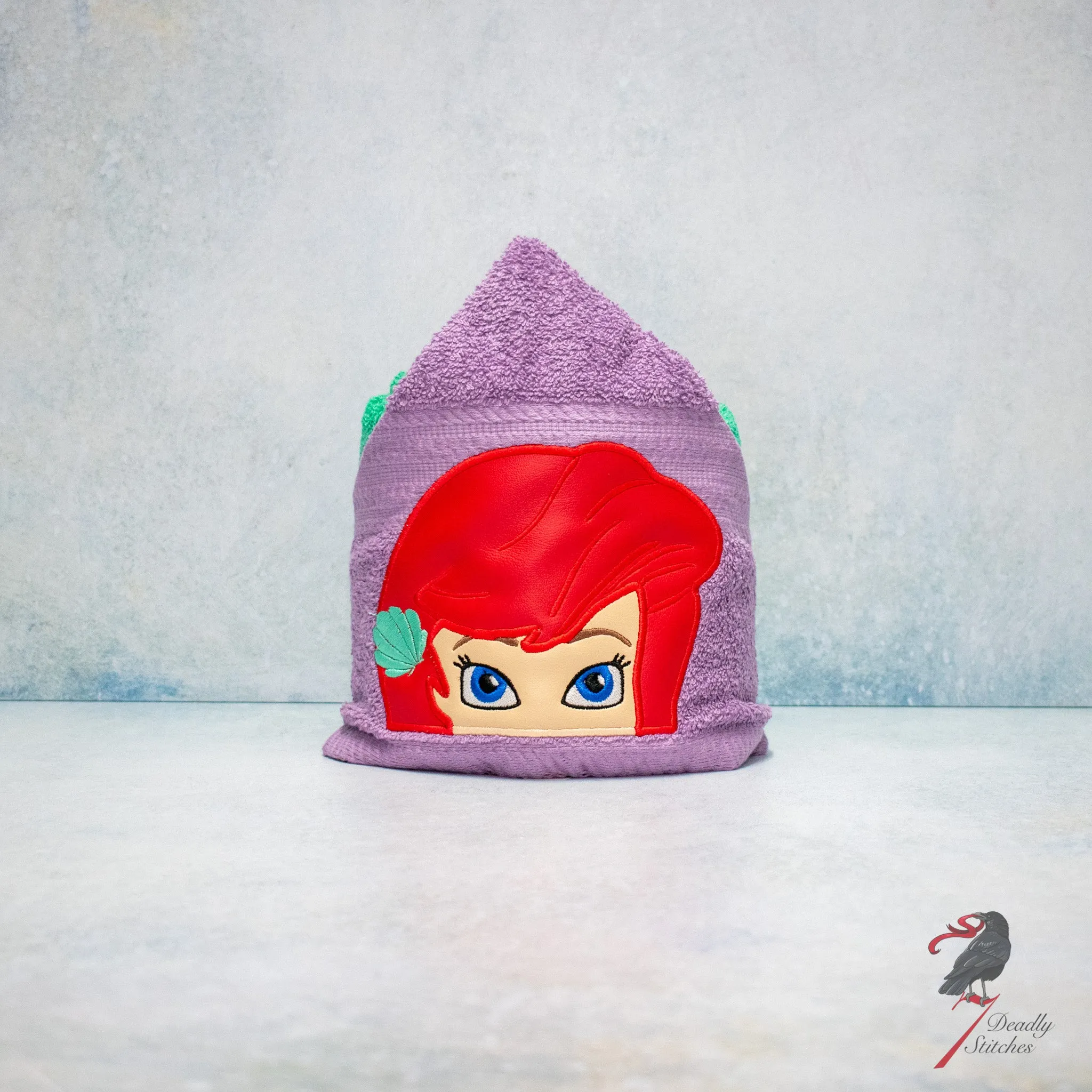 Mermaid Princess Hooded Bath Towel