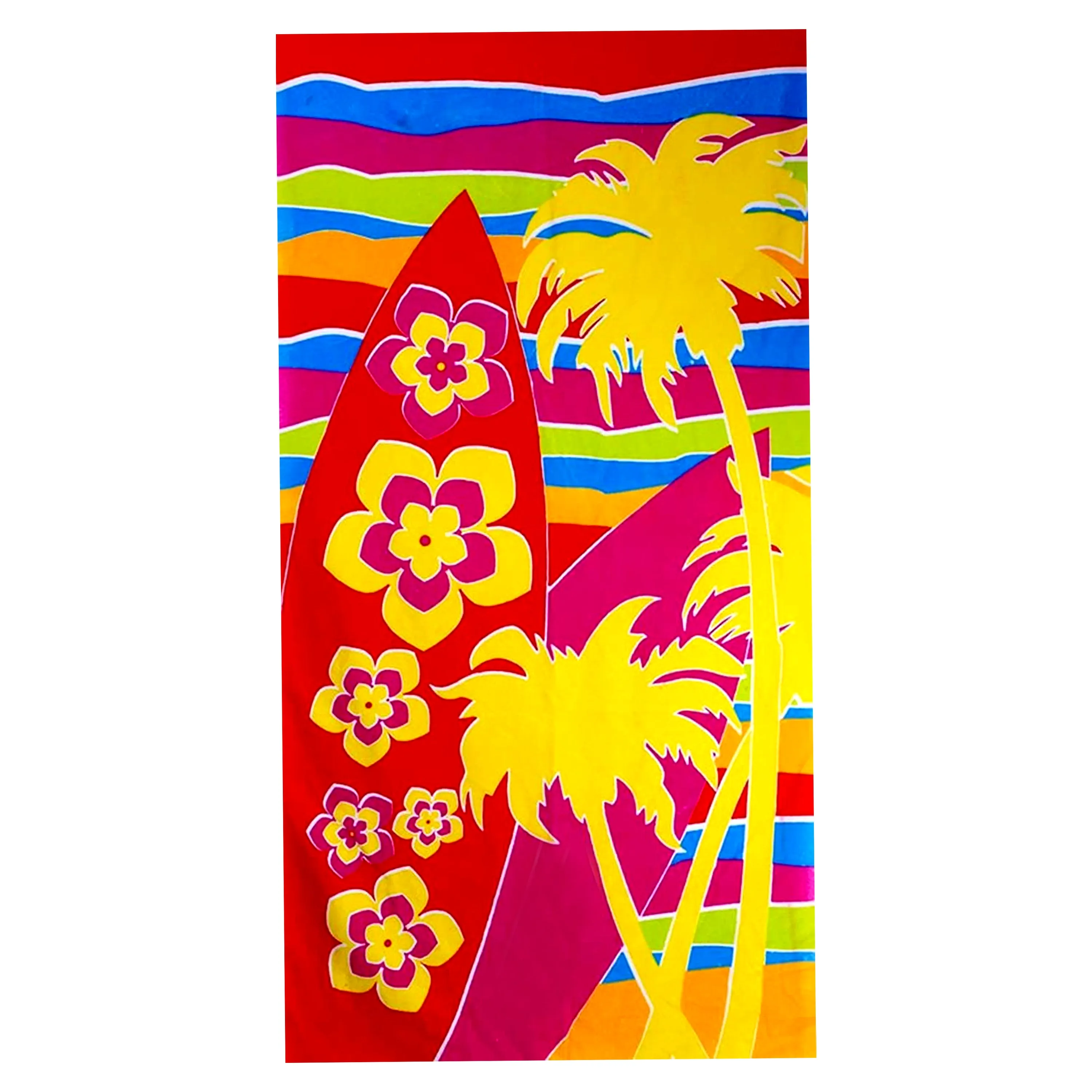 Microfiber Palm Trees Design Beach Towel