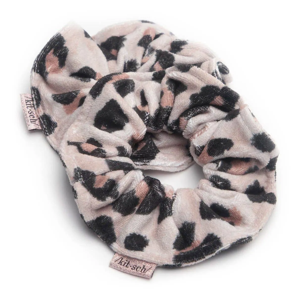 Microfiber Towel Scrunchies - Leopard