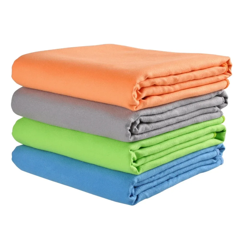 Microfiber Towels for Travel Sports Fast Drying Super Absorbent Ultra Soft Lightweight Camping Gym Beach Swimming Hiking Yoga