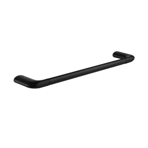 Parlos Brass Towel Bar, 17 Inch Bathroom Towel Bar, Wall Mounted Towel Bar for Bathroom, Shower Door, Matte Black, Demeter, 2101404