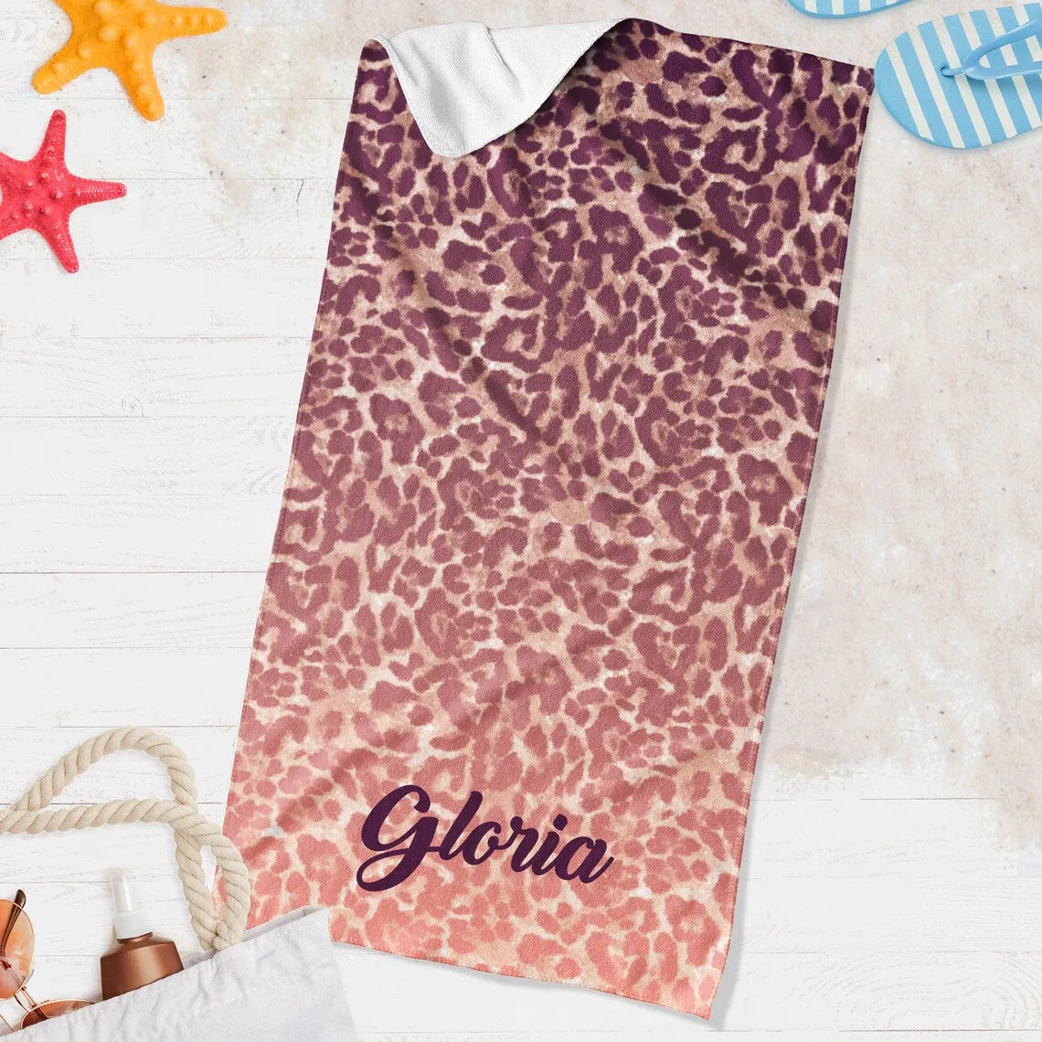 Personalized Beach Towel, Beach Towel Personalized, Beach Towel, Any Pattern Beach Towel for Her Him