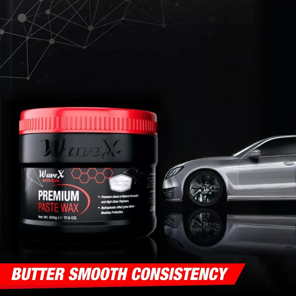 Premium Paste Car Wax Car Polish 500g | Car Wax Polish that Provides Deep Reflective Gloss & Long Lasting Protection